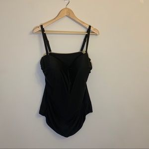 Swimsuits For All Black One Piece Swimsuit Swim Women Size 20 Plus Vacation